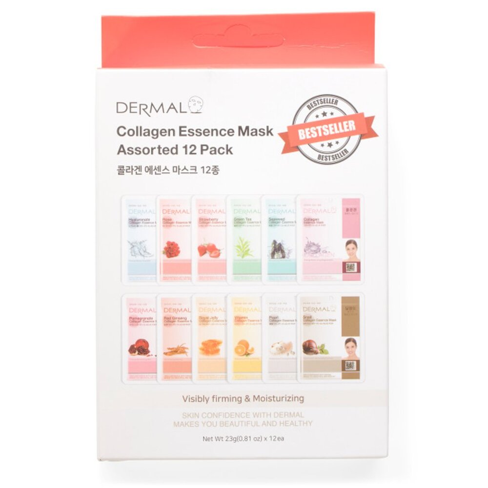 12 pack Dermal Collagen Essence Masks